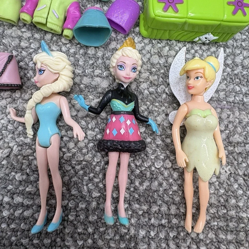 Polly Pocket VTG Rubber Clothes Boys And Girls Princesses Furniture Collectible